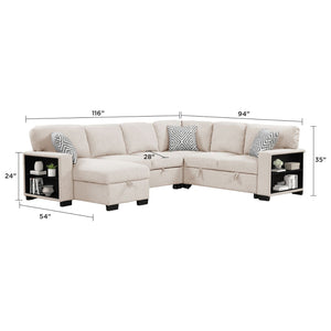 Cairo - Sectional With Pullout Sleeper
