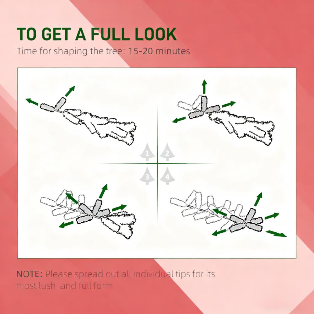 Easy to Assemble Fir Artificial Christmas Tree