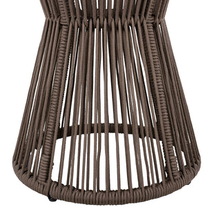 Outdoor Side Table, Dark
