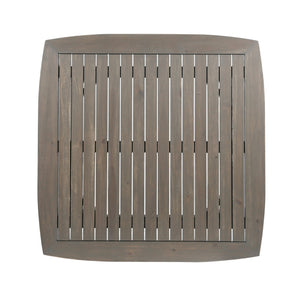 Modern Indoor Square Acacia Wood Dining Table With Toothpick Leg Design