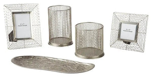 Dympna - Accessory Set (Set of 5) - Silver Finish - Best Buy Furniture