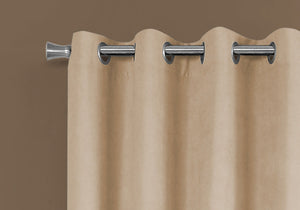 2 Pieces Set, Curtain Panel, Room Darkening, Grommet - Best Buy Furniture