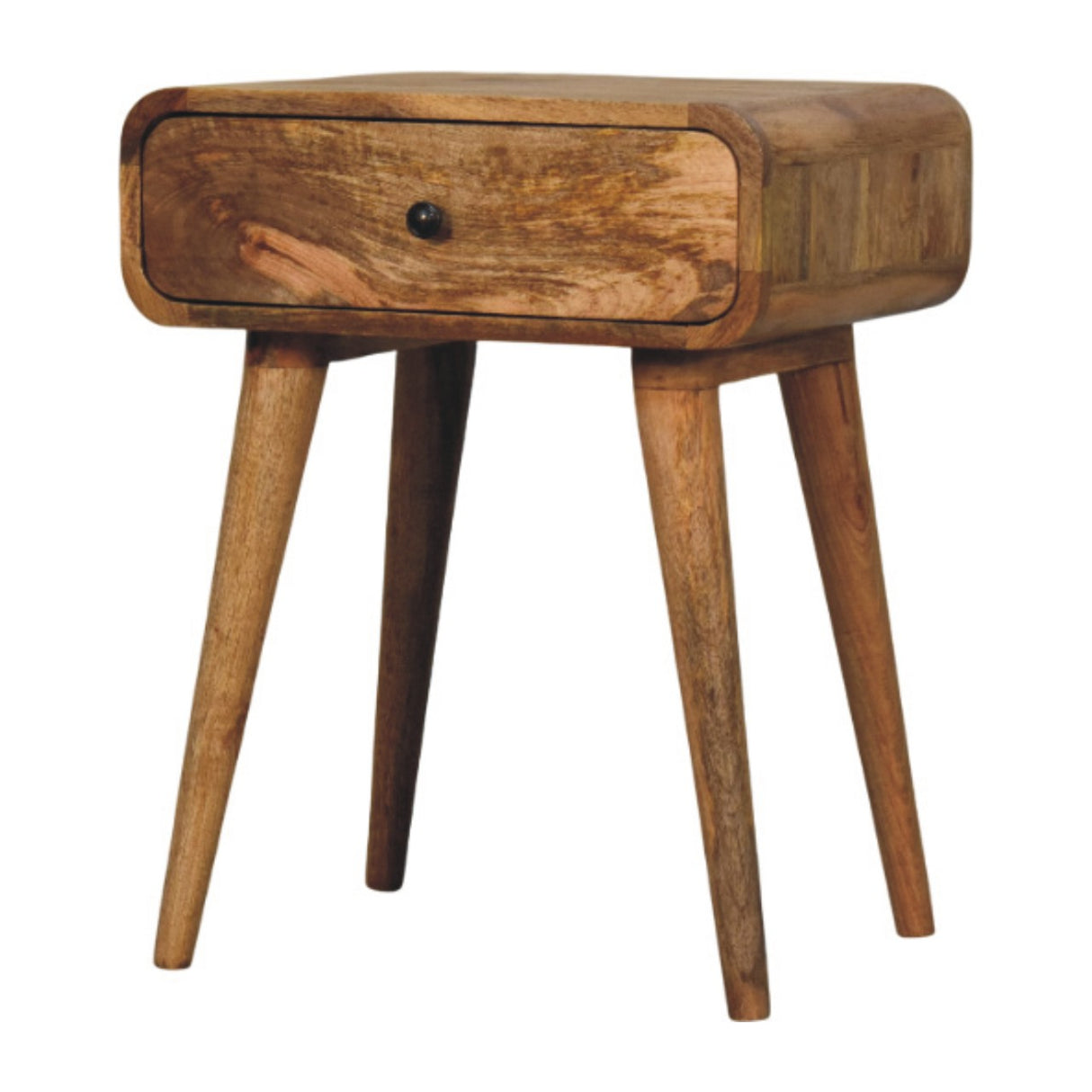 Solid Wood Avora Nightstand with 1-Drawer, Oak-ish
