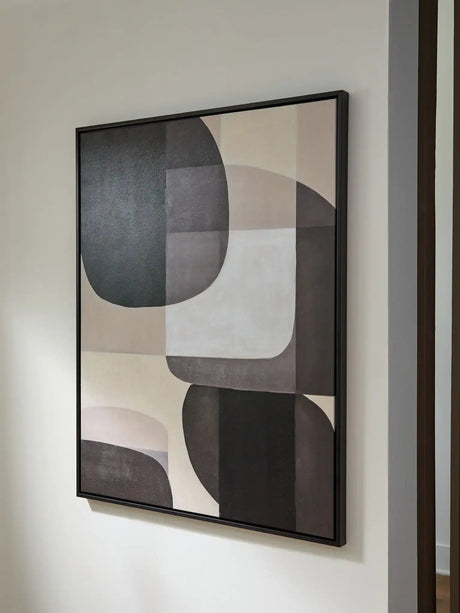 Kesleigh - Wall Art - Black / White - Best Buy Furniture