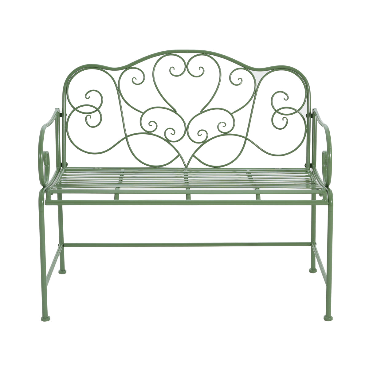 Sunnydaze Outdoor Garden Bench - Green