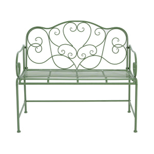 Sunnydaze Outdoor Garden Bench - Green
