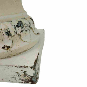Antique White MGO Garden Planter with Drainage – Garden Pot