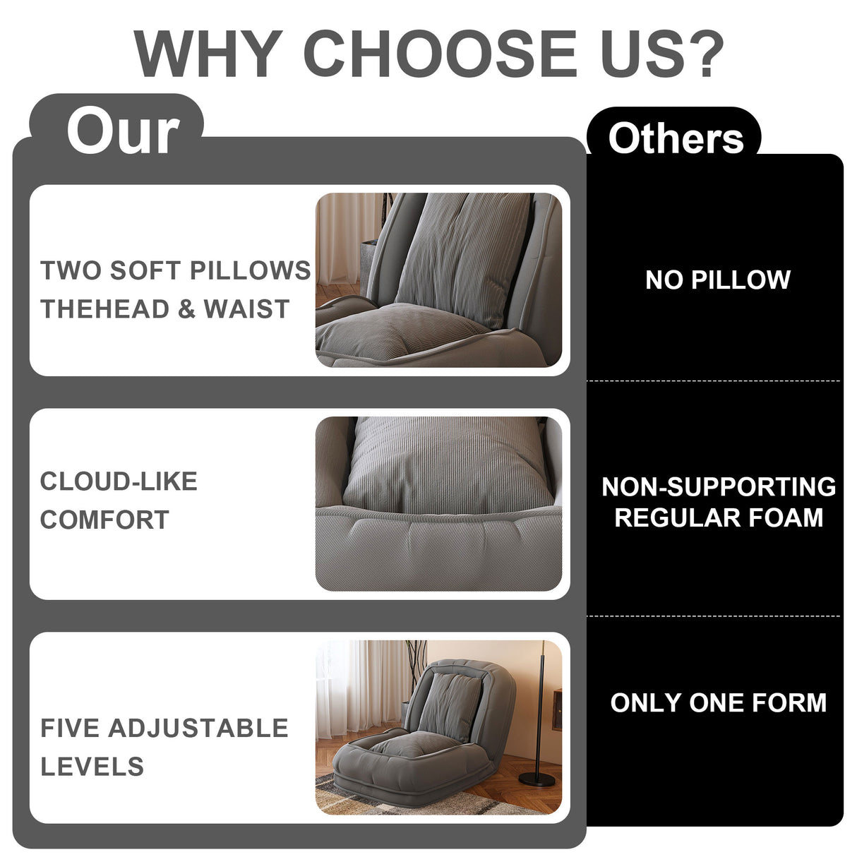 Upholstered Human Dog Bed for Adults and Pets