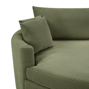Oversized Double Chaise Lounge Sofa With USB Ports