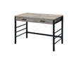Disho - Weathered Writing Desk With USB - Oak - Best Buy Furniture