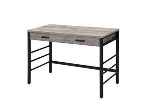 Disho - Weathered Writing Desk With USB - Oak - Best Buy Furniture