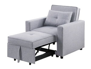 Zoey - Convertible Sleeper Chair With Side Pocket