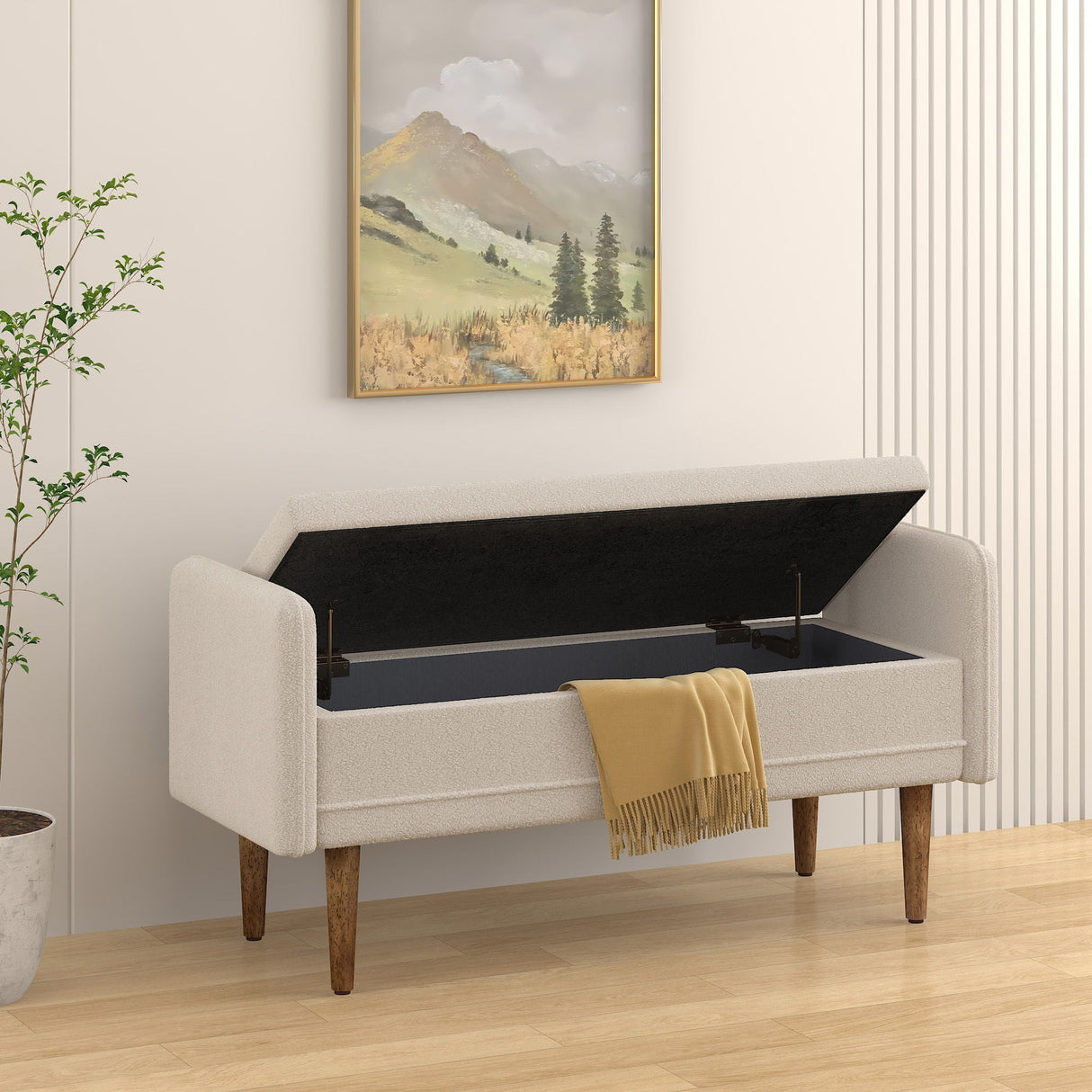Teddy Storage Stool With Storage Space For Apartments