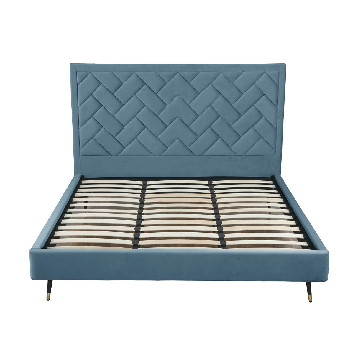 Crosby - Bed With Upholstered Headboard And Slats