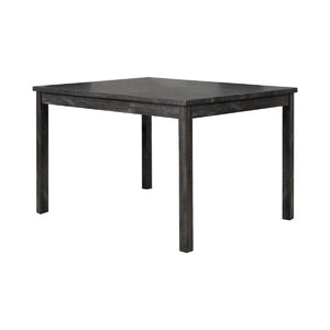 5 Piece Transitional Dining Set With Table And Upholstered Chairs
