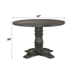 Leventis - Weathered Dining Table - Gray - Best Buy Furniture