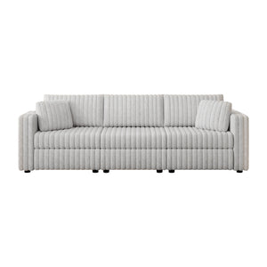 106.3" Soft Modular 3-Person Sofa