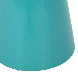 Outdoor Modern Metal End Large Table
