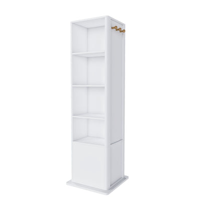 360° Rotating Makeup Cabinet With Full Length Mirror