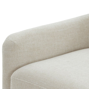 Tolland - Swivel Accent Chair With Antique Brass Nailhead Trim - Beige