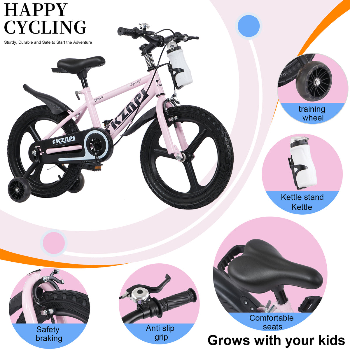 FKZNPJ Kids Bike 16 Inch