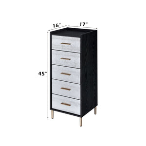 Myles - Jewelry Armoire - Black / Silver / Gold - Best Buy Furniture