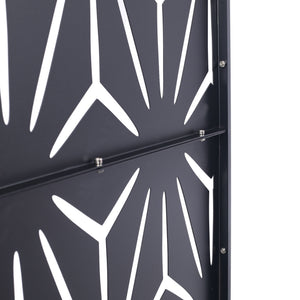 Outdoor & Indoor Metal Privacy Screen, Freestanding Decorative Panels