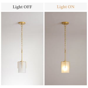 Adjustable Cylindrical Pendant Light