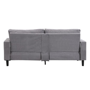 Modern Upholstered 2 Piece Sofa Set With 3 Seater And 2 Seater