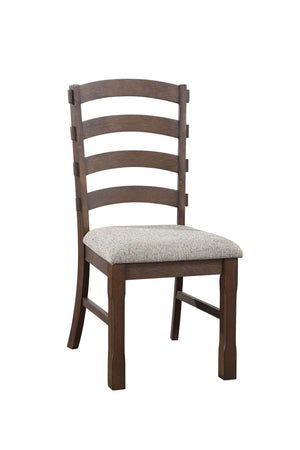 Pascaline - Rustic Side Chair (Set of 2) - Gray / Brown - Best Buy Furniture