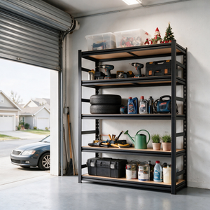63-Inch Height Storage Shelving Unit with Adjustable Shelves