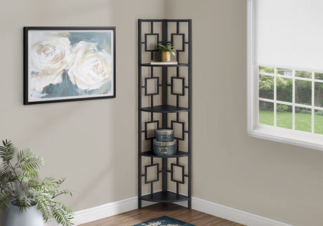 4 Tier Bookshelf, Bookcase, Etagere, Corner, For Office, Contemporary & Modern - Best Buy Furniture