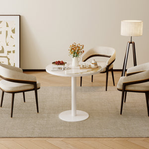 31.5" Round Modern Tulip Dining Table