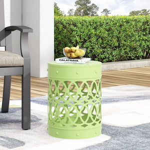 Outdoor Metal Large End Table, Modern Design - Best Buy Furniture