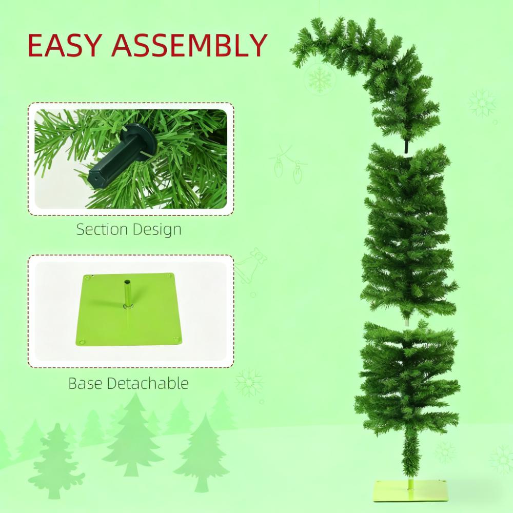 Pencil Christmas Tree - Bendable Artificial Christmas Tree with 400 Branch Tips
