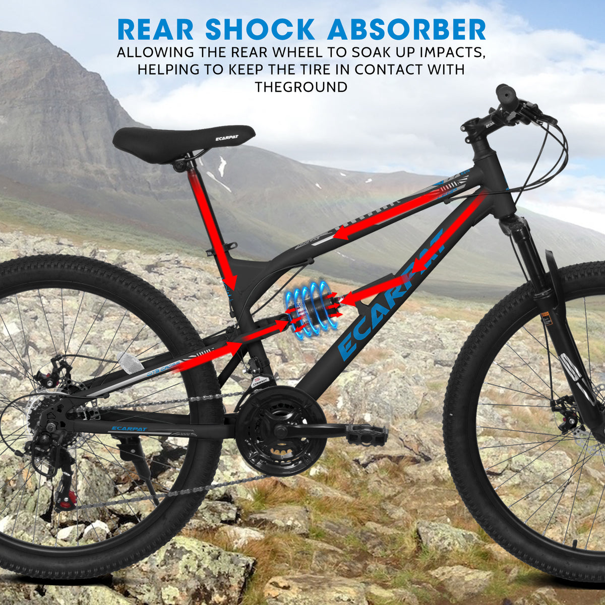 A26207 26 Inch Steel Frame Mountain Bike