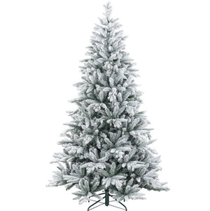 Hinged Xmas Tree - Artificial Flocked Christmas Tree