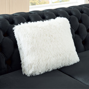 L Shaped Chesterfield Sectional Sofa With Stainless Steel Accents