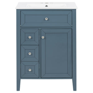 Bathroom Vanity With Sink, Soft Closing Cabinet