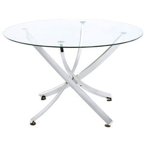 Compson - 5 Piece Dining Set - Chrome