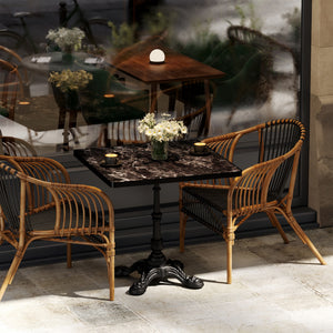 31.5" Square Outdoor Tulip Dining Table