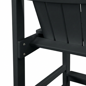 HDPE Bar Height Adirondack Chair with Cup Holder