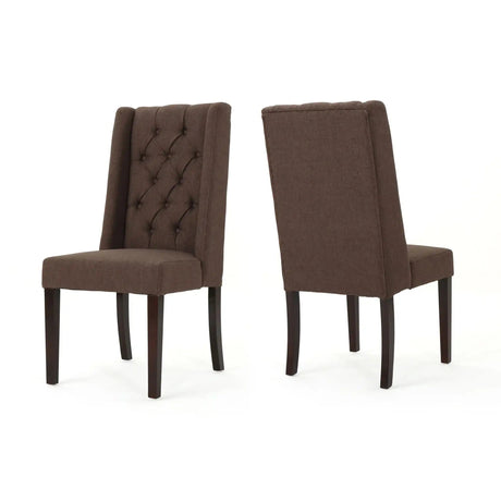 Sophisticated Tufted Dining Chair With High Back Design - Best Buy Furniture