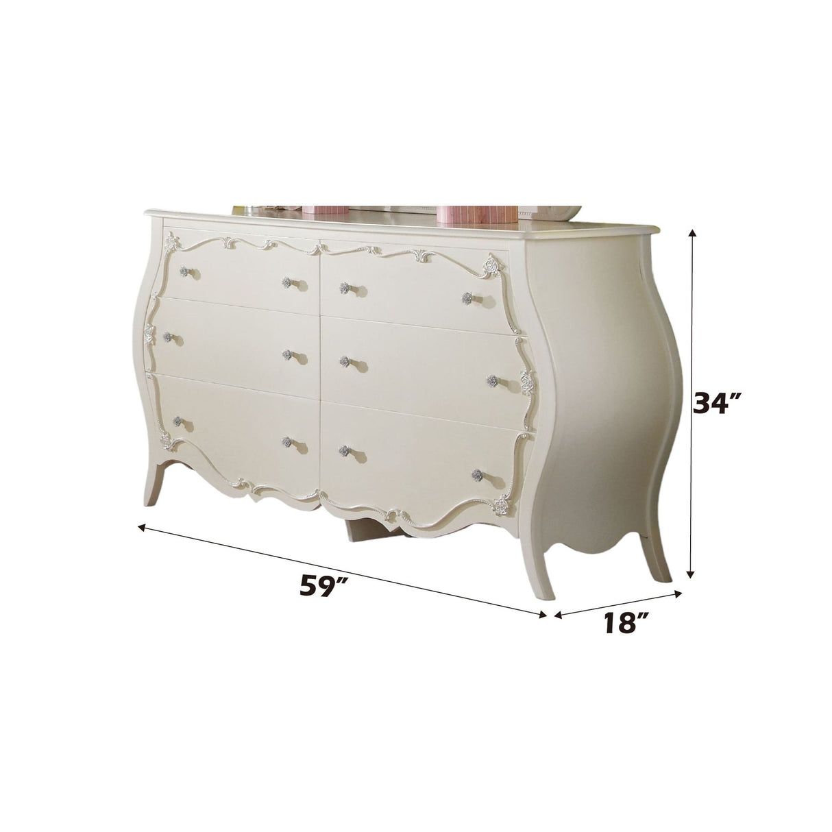 Edalene - Dresser - White - Best Buy Furniture