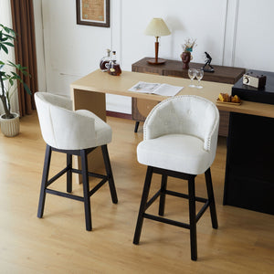 360 Degree Rotation Swivel Counter Stools (Set of 2) - Best Buy Furniture