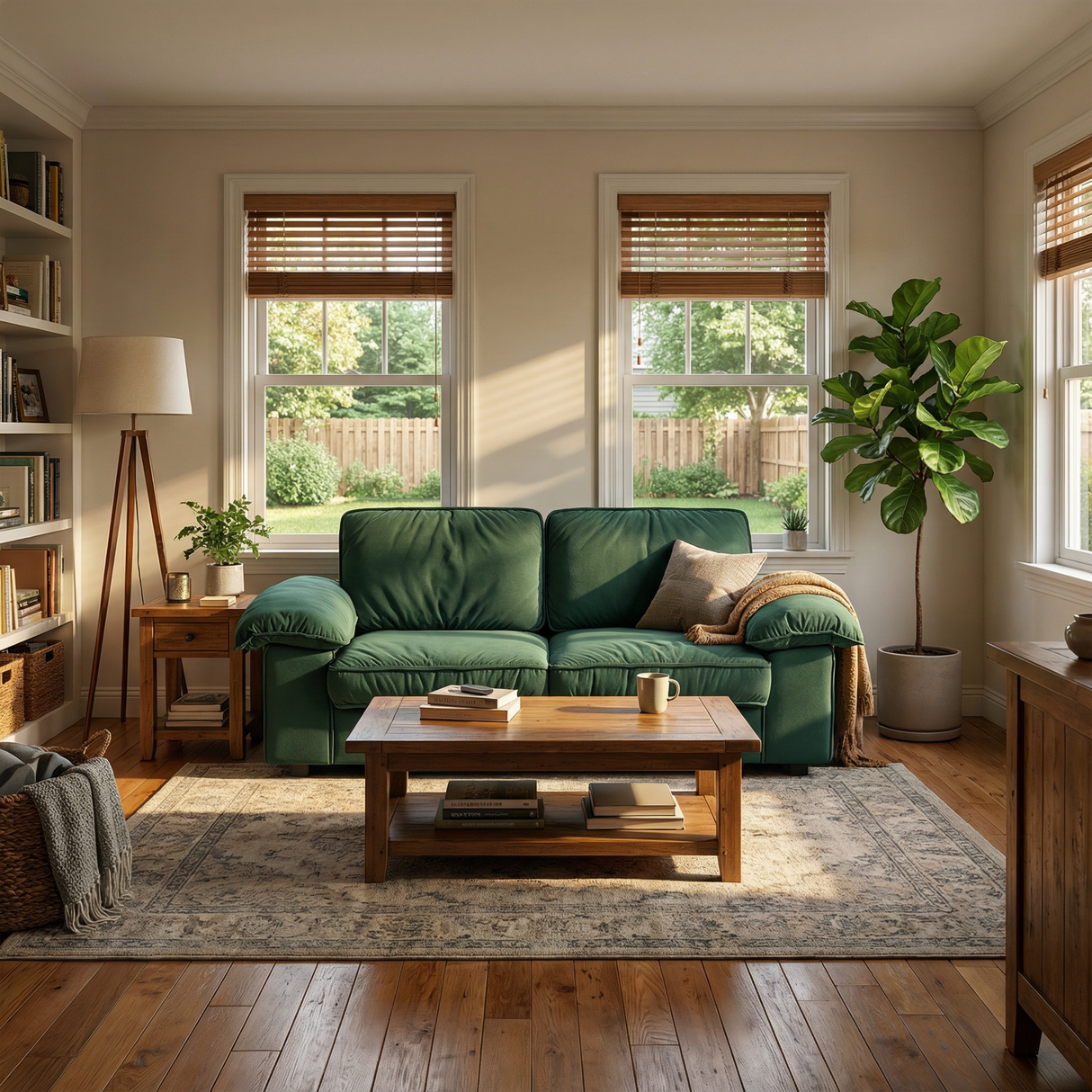 Modern Green Velvet Storage Sofa (2.5S) 78.74 Inch