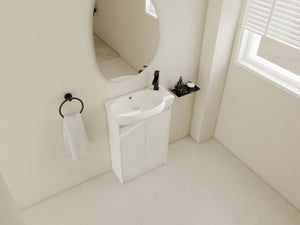 23" Freestanding Bathroom Vanity with Sink, Soft Close Doors