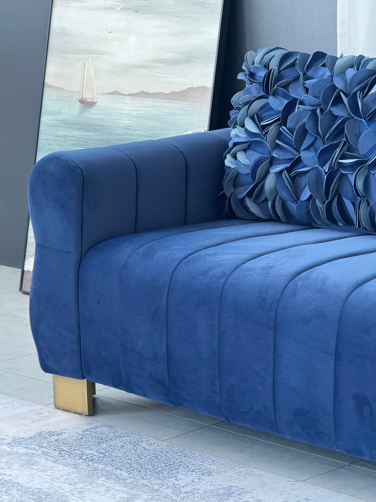 FX-P56-RBH Velvet Sofa