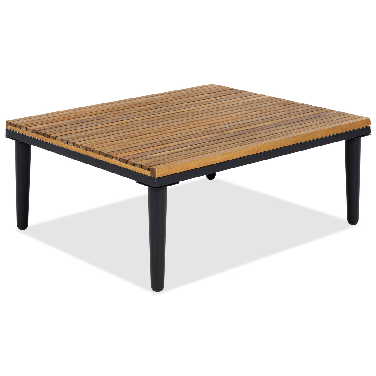 Luxury L-Shaped Acacia Wood Patio Furniture Set with Cushions