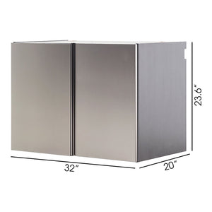 Nova Series - Door Wall Mounted Garage Cabinet, Soft Closing - Dark Gray